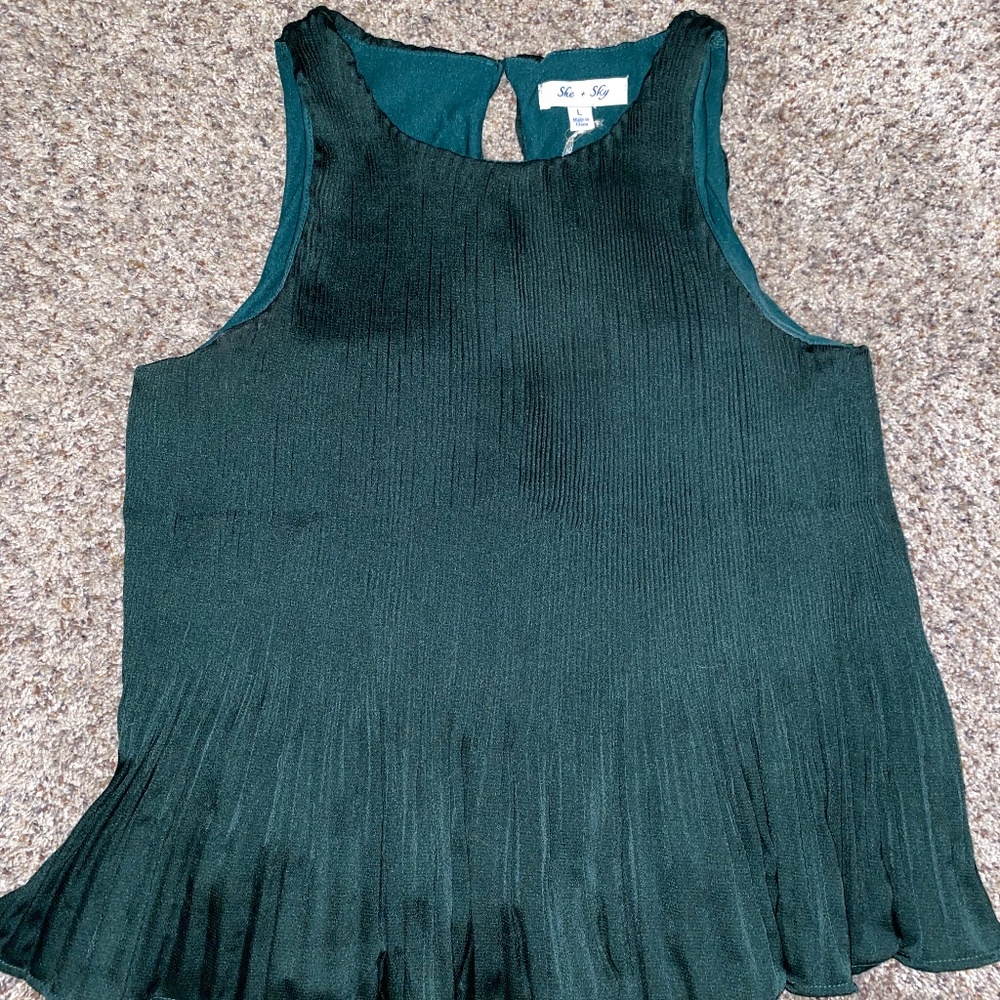 Forest Green Blouse